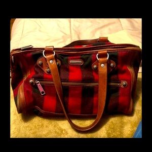 Rebecca Minkoff Red and Black Plaid Bag